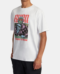 3 Martin Ander Manderoid Tee White AVYZT01631 RVCA