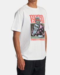 4 Martin Ander Manderoid Tee White AVYZT01631 RVCA