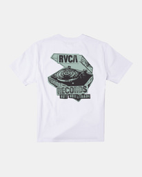 0 Vinyl Club - T-Shirt for Men White AVYZT01634 RVCA