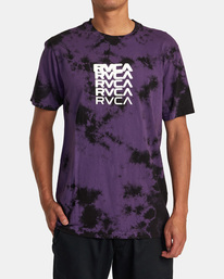 2 Degen Tee Purple AVYZT01639 RVCA