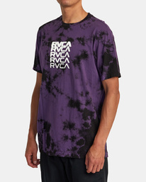 4 Degen Tee Purple AVYZT01639 RVCA