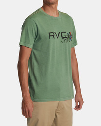 4 Arrangement Tee Green AVYZT01645 RVCA