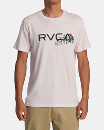 1 Arrangement Tee Pink AVYZT01645 RVCA