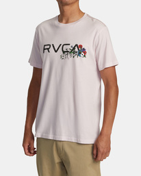 3 Arrangement Tee Pink AVYZT01645 RVCA