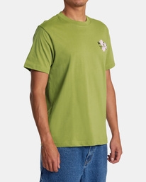 6 Ground Cover - T-Shirt for Men Green AVYZT01650 RVCA