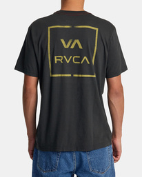 2 Motors Tee Black AVYZT01660 RVCA