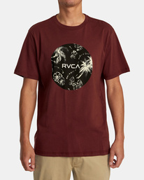 1 Motors Tee Red AVYZT01660 RVCA