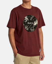 4 Motors Tee Red AVYZT01660 RVCA