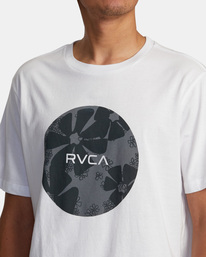 5 Motors Tee White AVYZT01660 RVCA