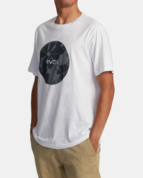 3 Motors Tee White AVYZT01660 RVCA
