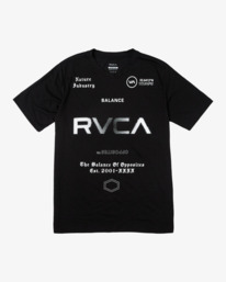 0 VA Sport Tee Black AVYZT01673 RVCA