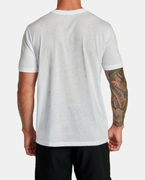 2 VA Sport Tee White AVYZT01673 RVCA