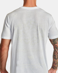 6 VA Sport Tee White AVYZT01673 RVCA