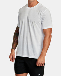 3 VA Sport Tee White AVYZT01673 RVCA