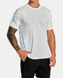 4 VA Sport Tee White AVYZT01673 RVCA