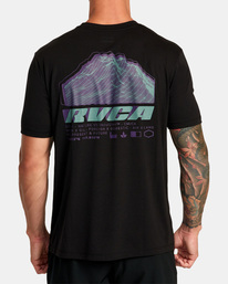 3 VA Sport Elevate Tee Black AVYZT01674 RVCA