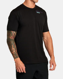 5 VA Sport Elevate Tee Black AVYZT01674 RVCA