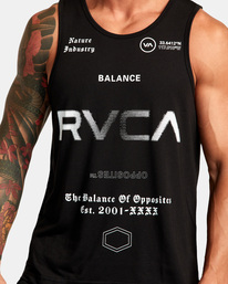 4 VA Sport Tank Black AVYZT01679 RVCA