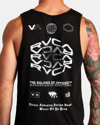 5 VA Sport Tank Black AVYZT01679 RVCA