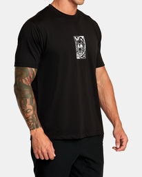 3 Martin Ander Tee Black AVYZT01687 RVCA