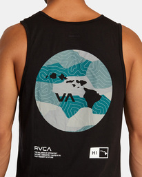 4 Hawaii Bar Topo Camo Vest  AVYZT01690 RVCA