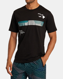 5 Hawaii Bar Topo Camo - T-shirt pour Homme Noir AVYZT01691 RVCA