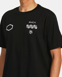 4 Barron Mamiya - Maglietta da Uomo Black AVYZT01740 RVCA