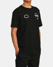 6 Barron Mamiya - Maglietta da Uomo Black AVYZT01740 RVCA