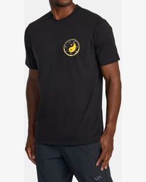 1 Circle Of Balance T-Shirt Black AVYZT01856 RVCA