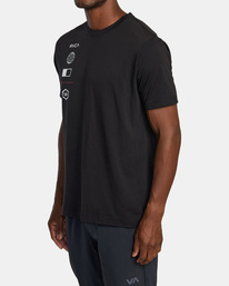 3 RVCA Arena - Camiseta para Hombre Negro AVYZT01861 RVCA
