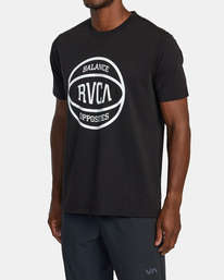 1 RVCA Ball T-Shirt Black AVYZT01862 RVCA