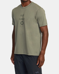 2 VA Scrap Elements T-Shirt Beige AVYZT01866 RVCA