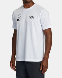 2 RVCA Copy T-Shirt White AVYZT01902 RVCA