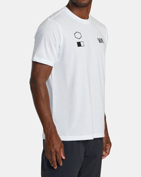3 RVCA Copy T-Shirt White AVYZT01902 RVCA