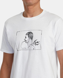 3 Insult Injury T-Shirt White AVYZT01945 RVCA