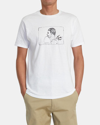 4 Insult Injury T-Shirt White AVYZT01945 RVCA