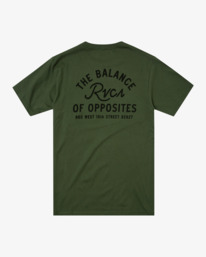 1 RVCA CURSIVE SS Green AVYZT02365 RVCA