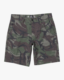 rvca, Boy's Balance Hybrid Walkshorts 17", CAMO (cam) BALANCE HYBRID B2031RBH