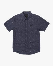 0 Boy's That'll Do Print Short Sleeve Shirt  B508TRTP RVCA