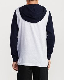 Boy's Pick Up Hooded Long Sleeve Henley Shirt