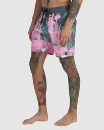 4 Luke Pelletier X Kristen Liu Wong Nightscape - Boardshort pour Homme Noir C1BSRBRVP2 RVCA
