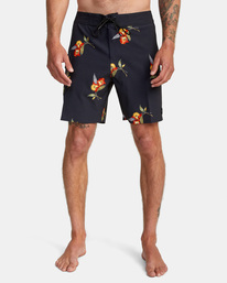 1 Restless - Boardshort pour Homme Gris C1BSRCRVP2 RVCA