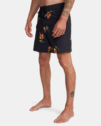 4 Restless - Boardshort pour Homme Gris C1BSRCRVP2 RVCA