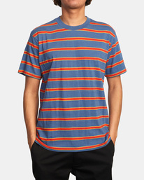 1 Daybreak Stripe - Short Sleeve T-Shirt for Men  C1KTRCRVP2 RVCA