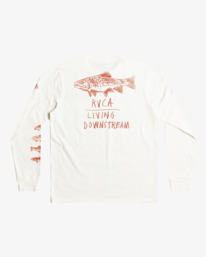 1 Ben Horton Downstream - Longsleeve für Männer Weiss C1LSRARVP2 RVCA