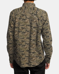 8 Ben Horton Fish Camo Flannel 2022 - Long Sleeve Shirt for Men Green C1SHMBRVP2 RVCA
