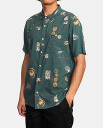4 Pet Cactus 2022 - Short Sleeve Shirt for Men Green C1SHRMRVP2 RVCA