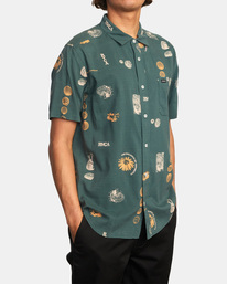 5 Pet Cactus 2022 - Short Sleeve Shirt for Men Green C1SHRMRVP2 RVCA