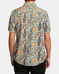 2 Daily - Short Sleeve Shirt for Men Green C1SHRTRVP2 RVCA