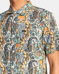 3 Daily - Short Sleeve Shirt for Men Green C1SHRTRVP2 RVCA